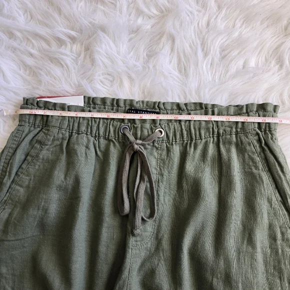 SOCIAL STANDARD by Sanctuary Linen  Solstice Pull On Jogger Pant Lichen Green XL - Picture 9 of 14
